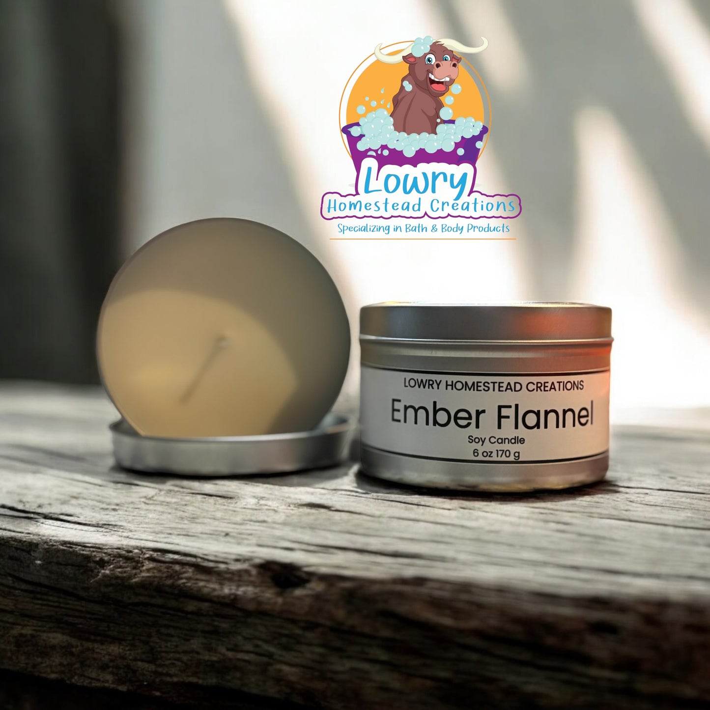 Ember Flannel Candle
