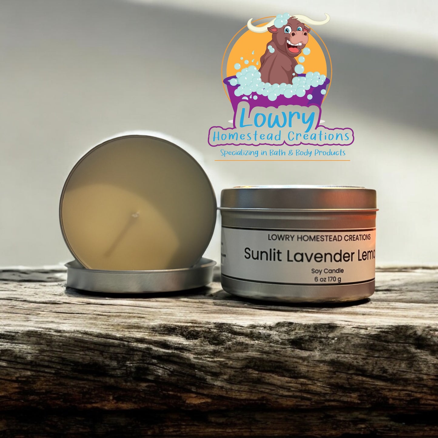 Sunlit Lavender Lemon Candle