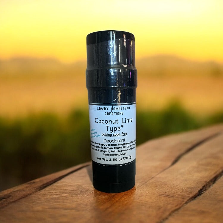 Coconut Lime Type Deodorant 2.5 oz