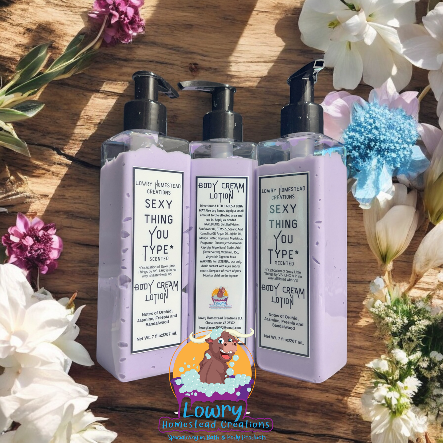 Sexy Thing You Type Body Cream Lotion 7oz