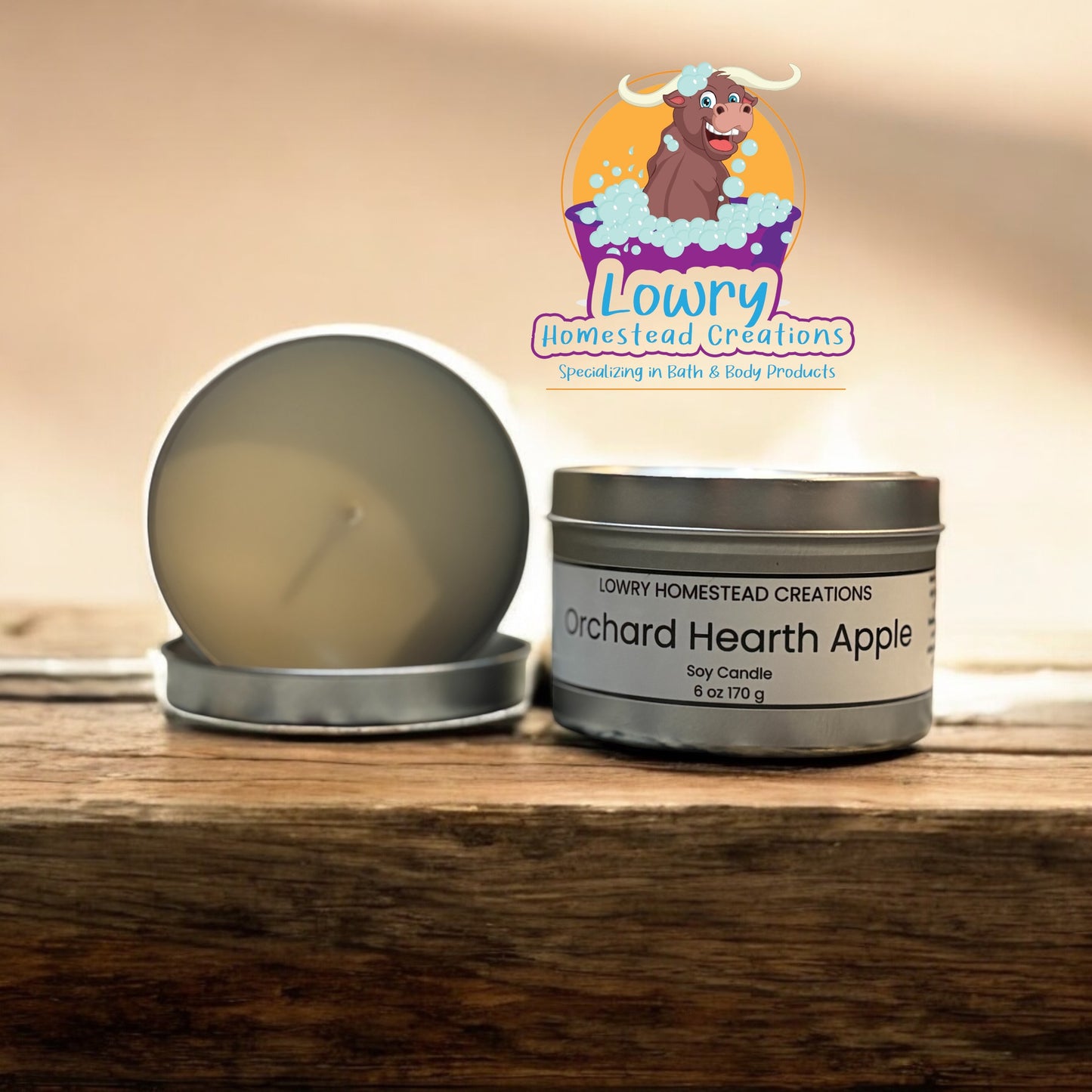 Orchard Hearth Apple Candle