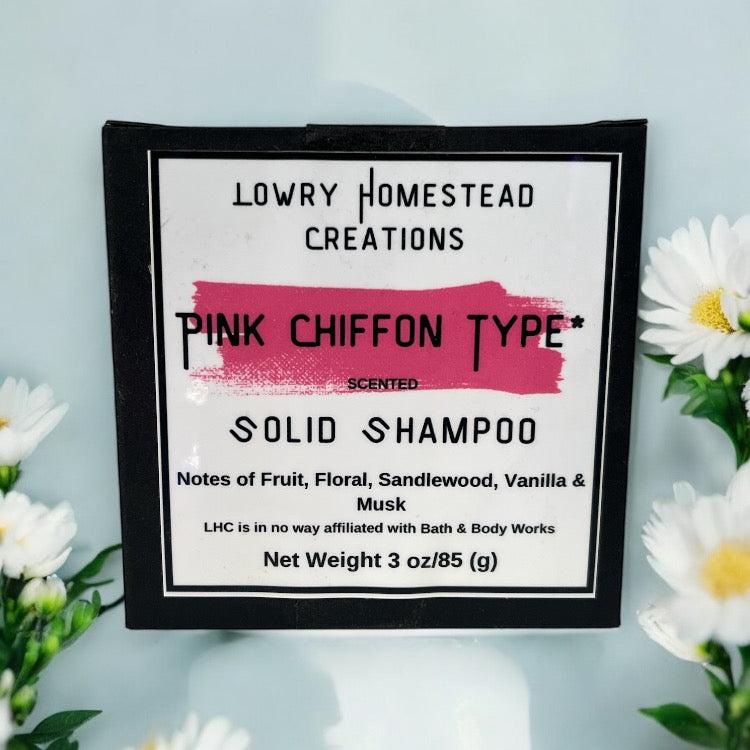 Pink Chiffon Type Shampoo Bar 3 oz