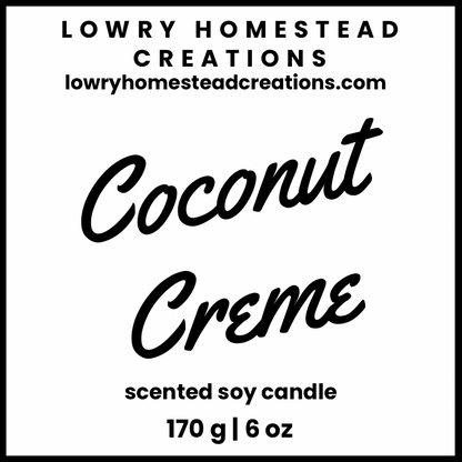 Coconut Creme 6 oz Candle