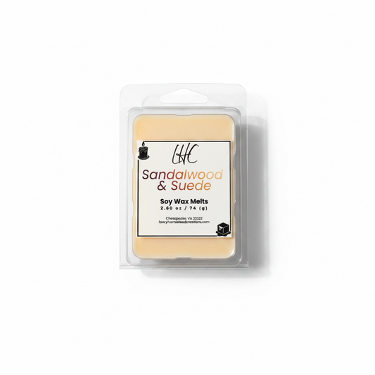 Sandalwood & Suede Wax Melts