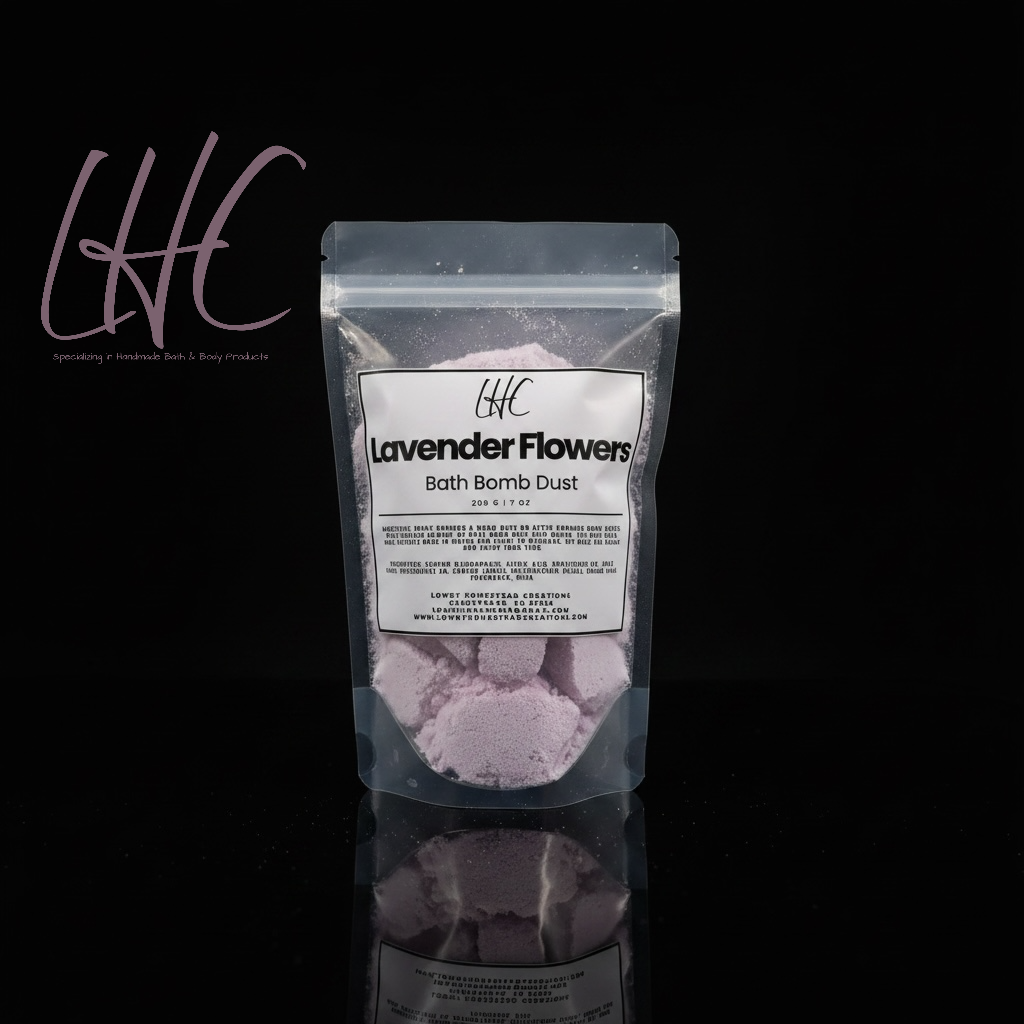 Lavender Flowers Bath Bomb Dust