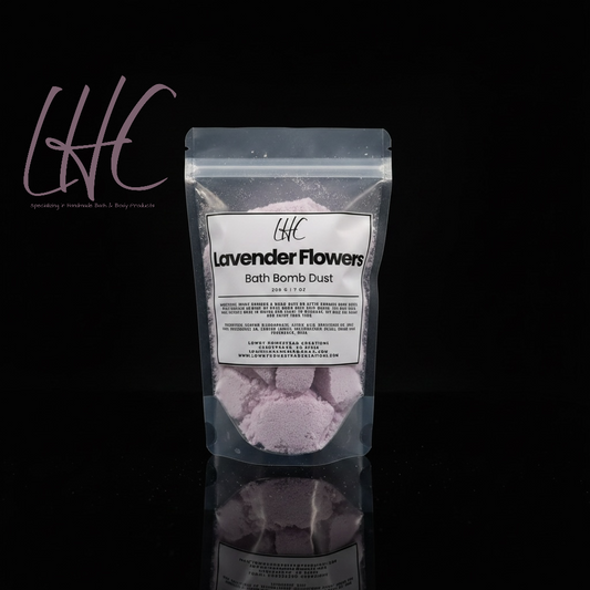 Lavender Flowers Bath Bomb Dust