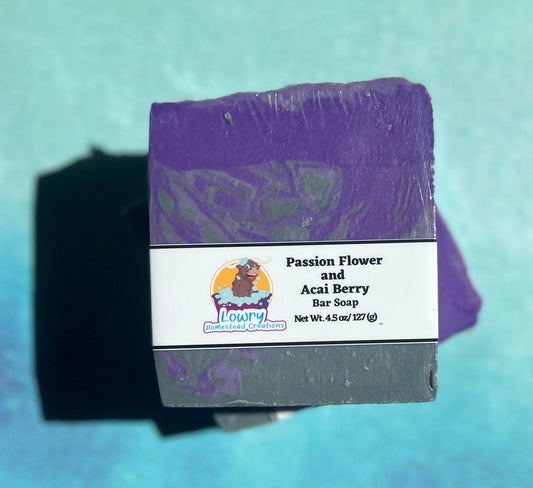 Passion Flower & Acai Berry Bar Soap